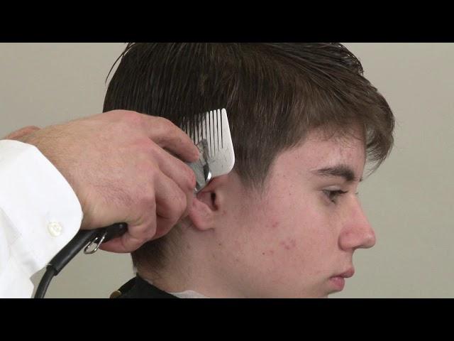 Boys Haircut - Clipper Over Comb - Textured Hairstyle