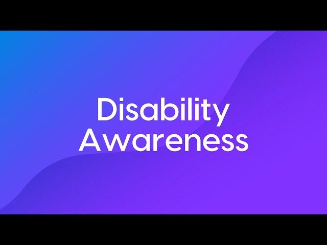 Disability Awareness