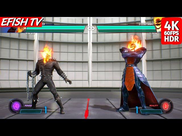 Ghost Rider & Iron Man vs Dormammu & Ultron (Hardest AI) - Marvel vs Capcom: Infinite | PS5 4K 60FPS