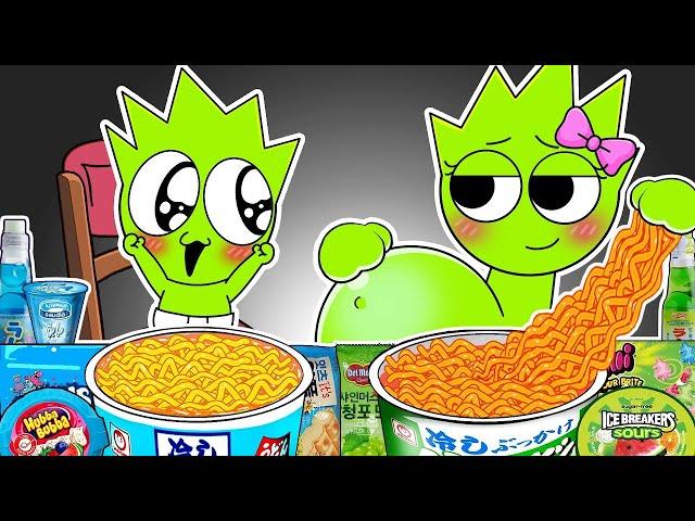 Incredibox Sprunki - OWAKCK Pregnant & Baby OWAKCK Convenience Store Mukbang Animation | ASMR