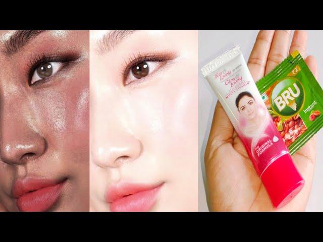 Instant skin whitening Fair&lovely and Bru coffee face pack | Skin whitening cream