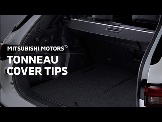 How to Use the 2024 Mitsubishi Outlander & Plug-in Hybrid Tonneau Cover