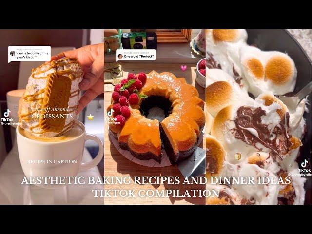 aesthetic baking tiktok compilation  | recipe video compilation