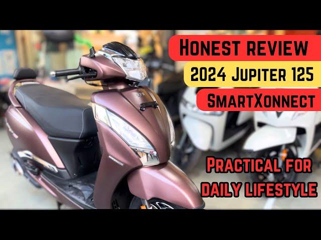 2024 TVS Jupiter 125 SmartXconnect BS7 | Detailed Review | Better Then Activa | watch before u buy