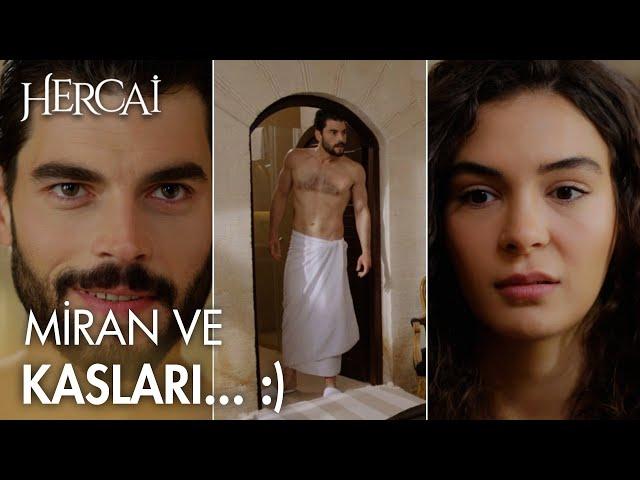Miran çıplak çıkıncı Reyyan'ın heyecandan dili tutuldu - Hercai 21. Bölüm