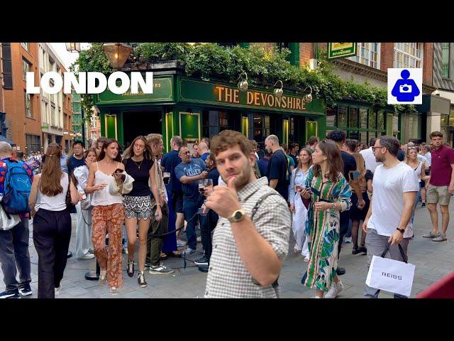 London Summer Walk  West End, Piccadilly Circus, Chinatown to SOHO | Central London Walking Tour