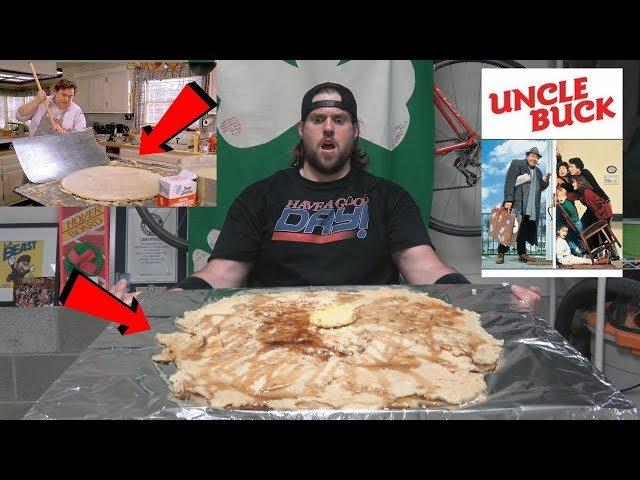 I Just Watched The Movie "Uncle Buck" So I Made This GIGANTIC Pancake | L.A. BEAST