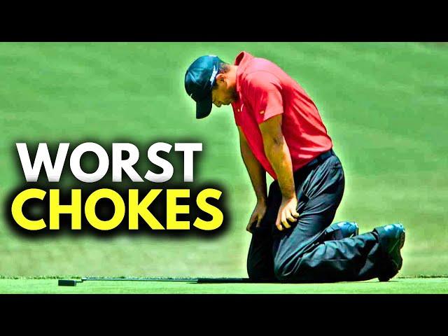 10 BIGGEST Chokes In Golf History