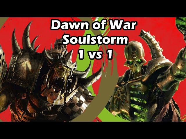 Dawn of War Soulstorm: 1 vs 1 Orks (Dash) vs Necrons (Bloody Monster)