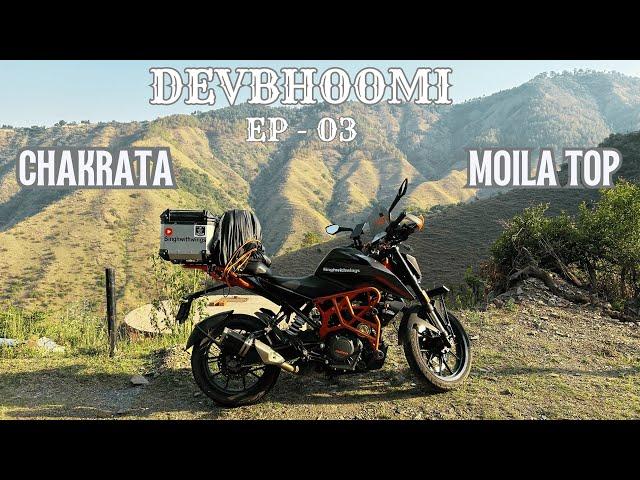 Moila Top To Chakrata on Bike .|  Mini Kashmir | DevBhoomi | Solo-Rider | Mountains