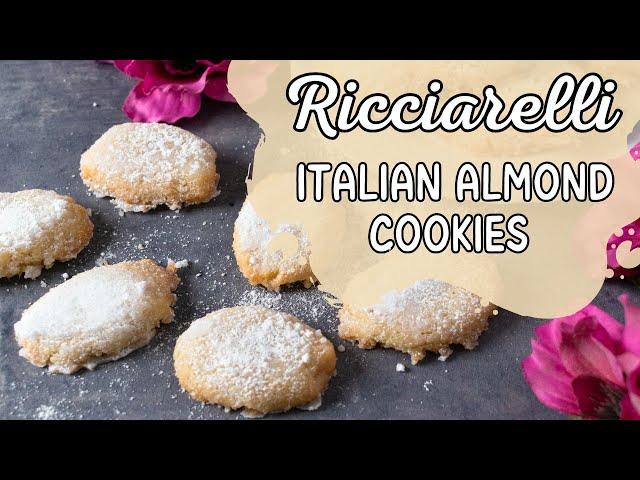 Get Ready for the MOST DELICIOUS Italian Almond Cookies You've Ever Tasted: The Ricciarelli