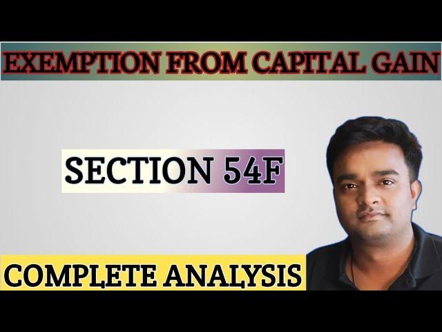 Sec 54F Of Income Tax Act I 54F Capital Gain