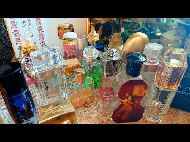 парфманьячество - коробки от духов, пустые флаконы