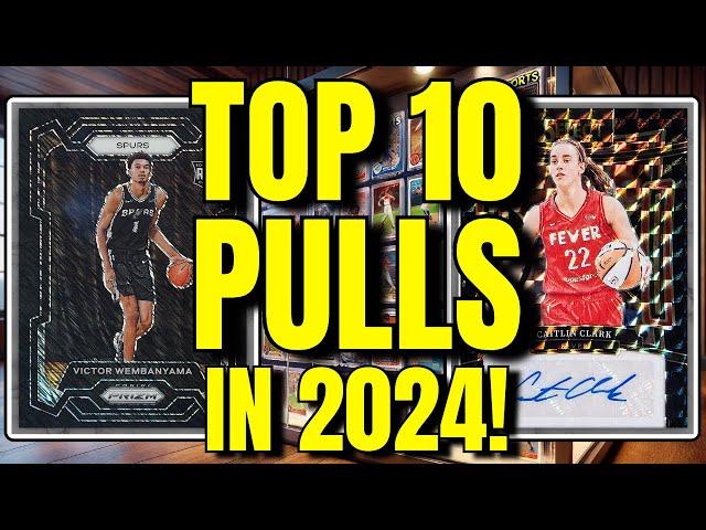 TOP 10 SPORTS CARD PULLS OF THE YEAR! (2024)