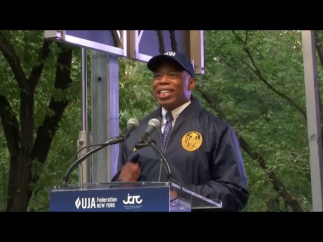 NYC Mayor Eric Adams Delivers Heartfelt Message about the War in Israel