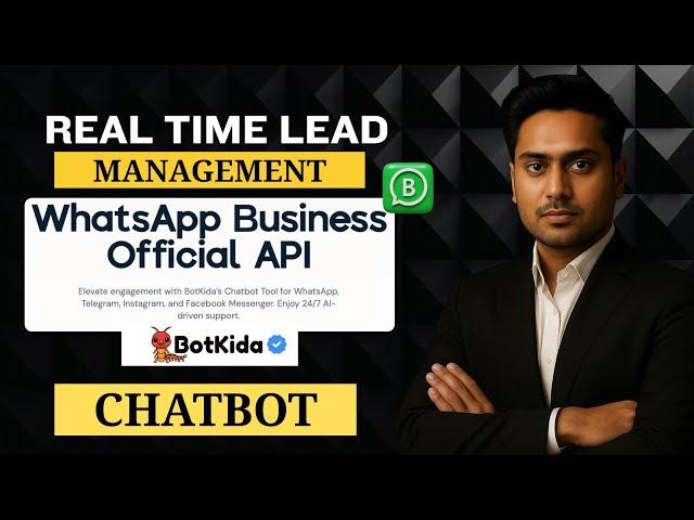 Manage your Leads Automatically with Whatsapp Api Chatbot | Whatsapp Business API Chatbot |