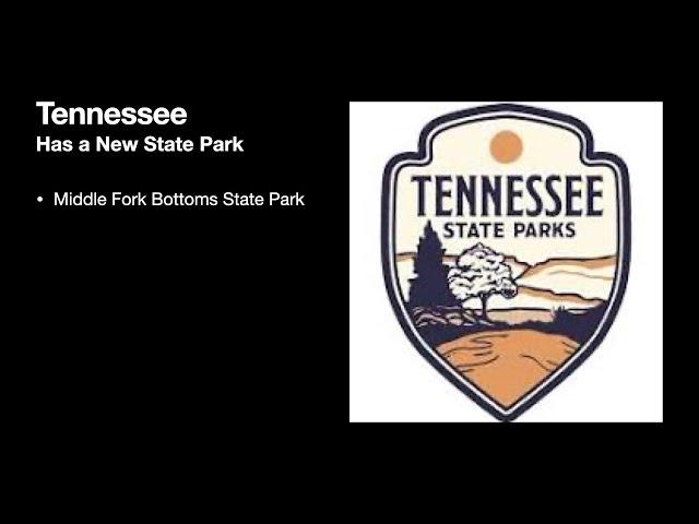 Introducing Tennessee's Newest State Park! Middle Fork Bottoms
