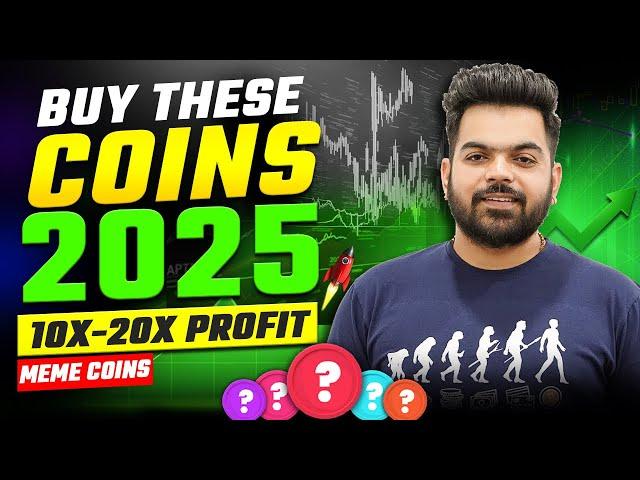 MEME COINS 10-20X | Best ALTCOINS to Invest Now |Best Crypto Coins for 2025