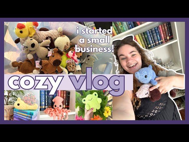 COZY VLOG: where I've been, & starting my own small business!!