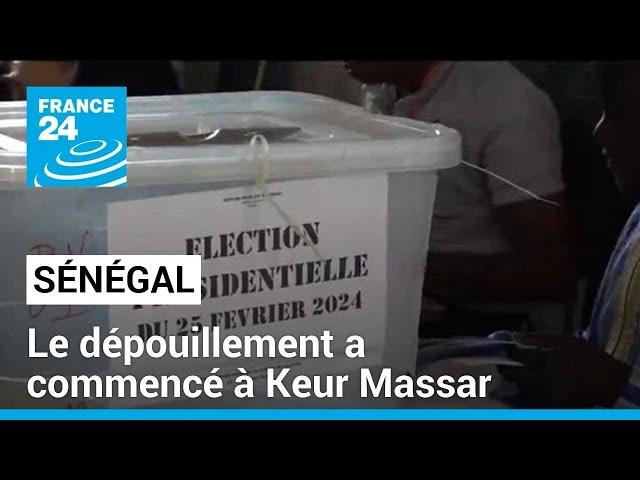 Présidentielle au Sénégal : le dépouillement a commencé à Keur Massar • FRANCE 24