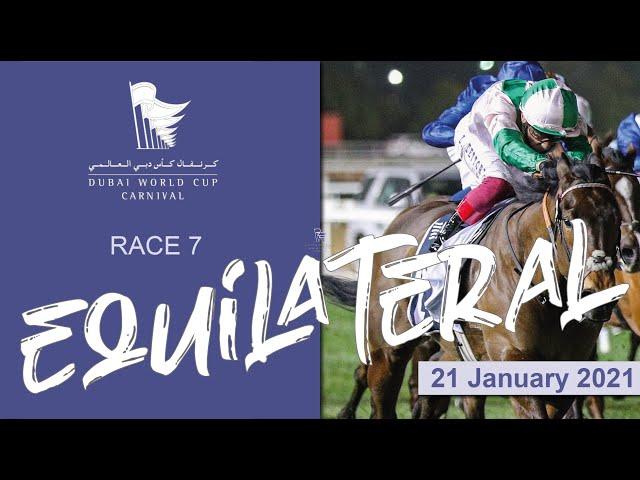Equilateral (GB) wins the 1000m Dubai Dash I Race 7 I Dubai World Cup Carnival