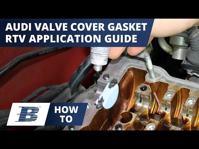 Audi Valve Cover Gasket Replacement - RTV Application - 2 of 3