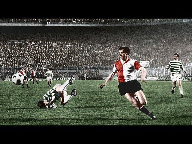 Europa Cup I final 1970 Feyenoord - Celtic | AI colourized 60 fps |