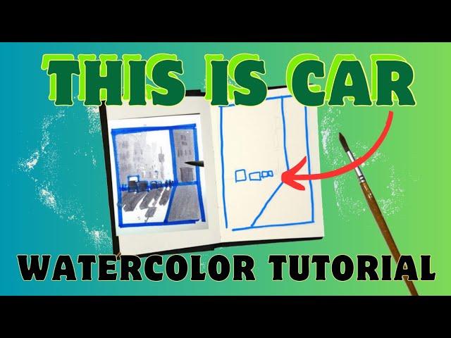 Very Easy Watercolor Tutorial for Beginners 2024