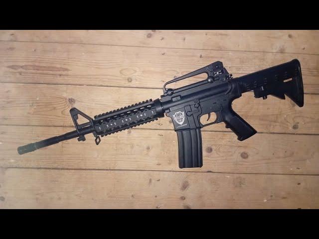 how to swap out the stock and handguard on the hellboy m4 carbine (video request)