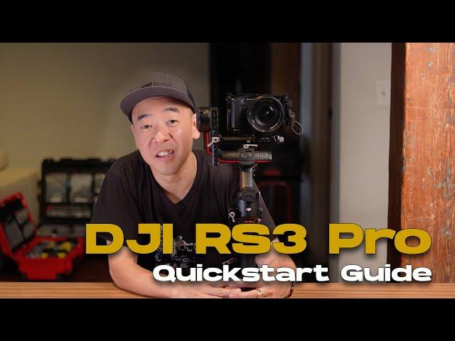 DJI RS3Pro Quickstart Guide