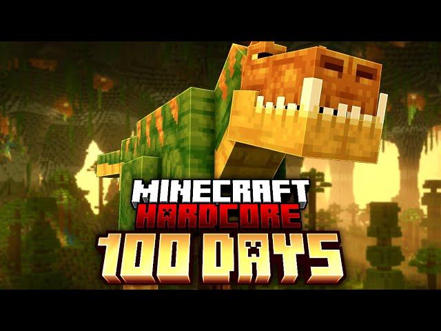 I Survived 100 Days In Hollow Earth In Hardcore Minecraft | Alex's Caves