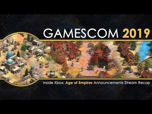 GAMESCOM 2019 || Inside Xbox: Age of Empires Announcements Recap!