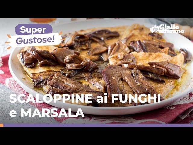 CHICKEN ESCALOPES WITH DRIED PORCINI MUSHROOMS AND MARSALA WINE – Quick and easy main course! 