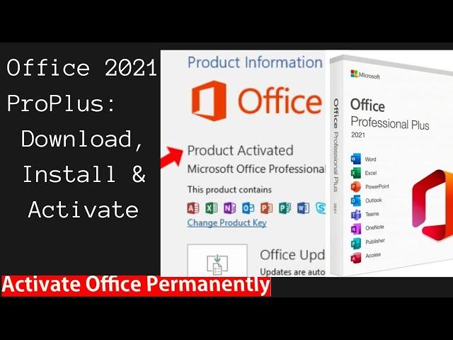 Office 2021 Professional Plus download - Microsoft Office 2021 download, Install and activate