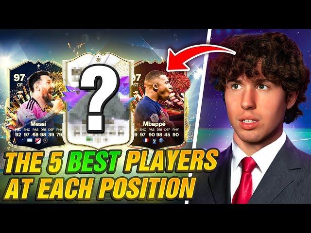 The Best 5 Players At Each Position In FC 24