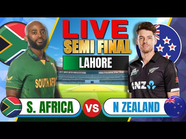  South Africa vs New Zealand, Semi Final Live Score | Champions Cricket Trophy | SA VS NZ Live