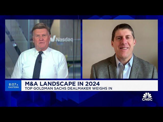 Goldman Sachs' Stephan Feldgoise on 2024 M&A landscape: Private equity is 'the big barometer'