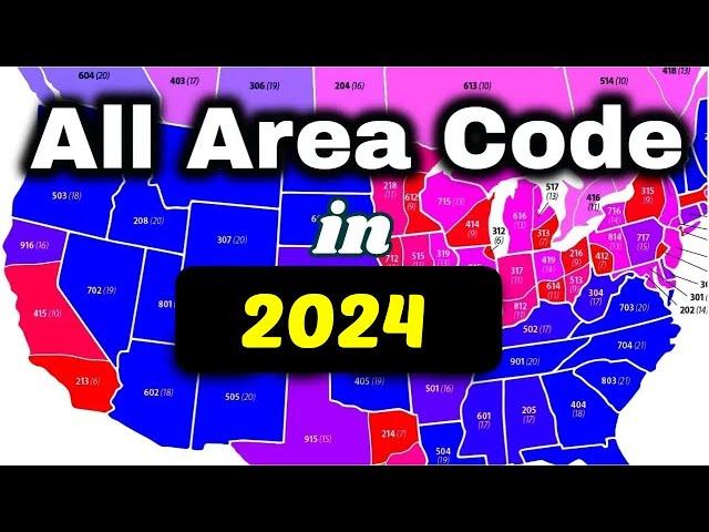 All Area Code List | Area codes in USA #Areacode