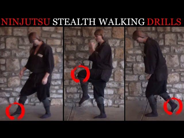 Ninja Stealth Walking Training Drills | Stealth vs. Silence | Ninjutsu Martial Arts Techniques