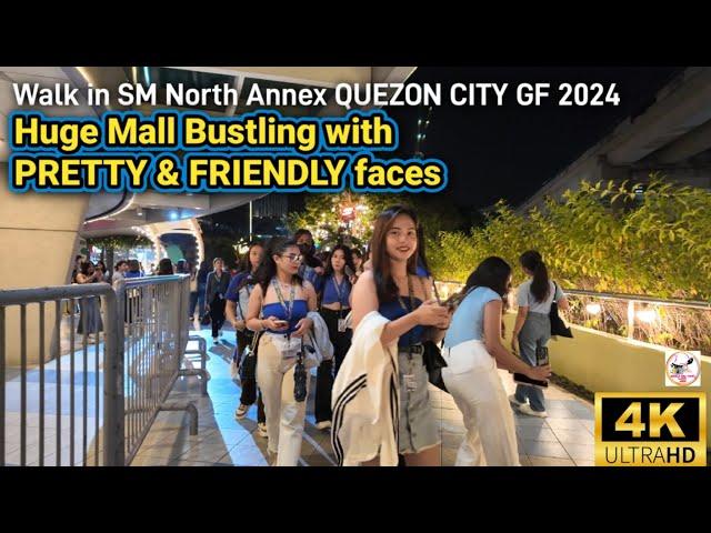 Huge Mall Bustling with Pretty & Friendly Faces | Walk in SM North GF, Quezon City