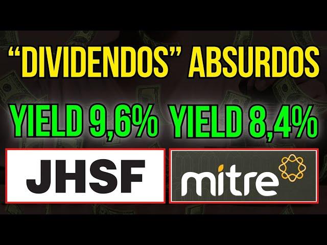 ESTAS DUAS AÇÕES PAGANDO 9,5% E 8,4% DE YIELD! CRESCIMENTO + DIVIDENDOS MENSAIS PARA INVESTIR?