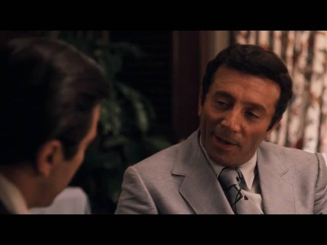 Michael Corleone meets Moe Greene