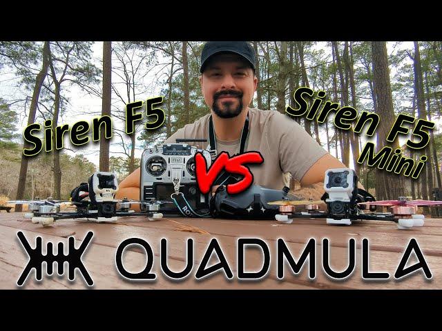 Quadmula Siren F5 or the Siren F5 Mini? What's the Difference? // MurdersFPV