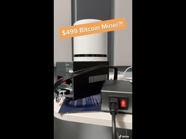 $499 Bitcoin Miner that’s QUIET, PROFITABLE, and EASY TO USE?! #shorts #mining #bitcoinmining