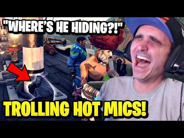 Summit1g FUNNY Hot Mic TROLLING Kids in Sea of Thieves with Triple Tuck!