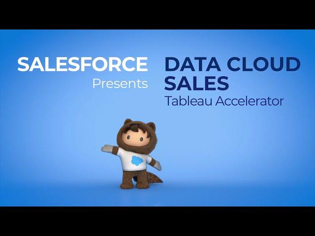 Tableau Accelerator: "Sales for Salesforce Data Cloud"