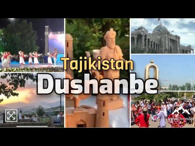 Dushanbe City Tour in HD | Виртуальный тур по городу Душанбе | The Captial of Tajikistan 