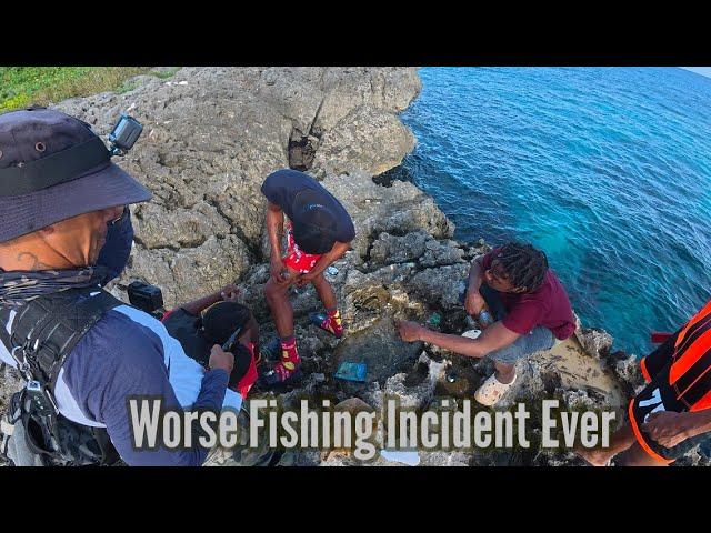 Worse Fishing Incident Ever On A Link Up@JamaicanSureFishing