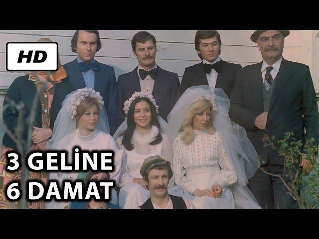 3 Geline 6 Damat - FULL HD 1975 Tek Parça