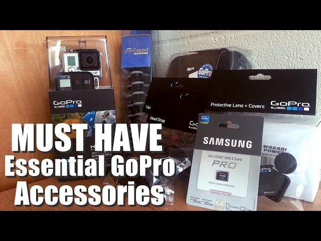 Must Have Essential Accessories for a GoPro HERO 3+ (Travel Case, Batteries, Tripod, & GoPro Mounts)